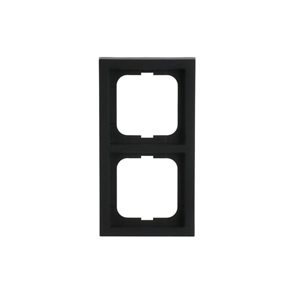 Busch-Jaeger Rahmen 2-fach schwarz matt, f.lin. 1722-885K